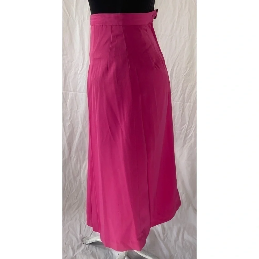 80’s Vintage ‘Worthington’ Pleated Pink Midi Skirt